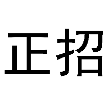 正招