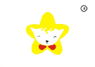 五星猫咪图形