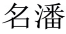 名潘